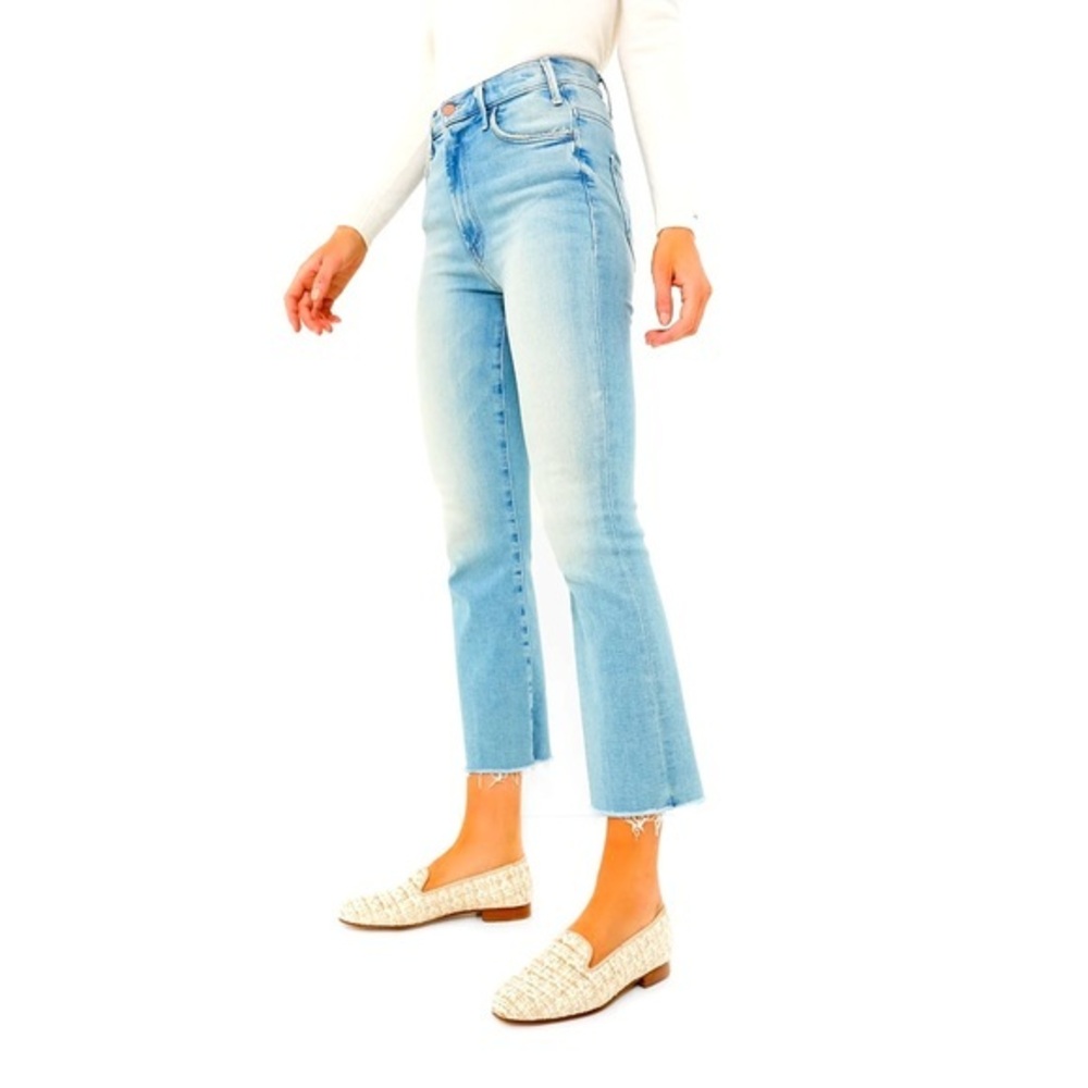 MOTHER The Hustler Ankle Fray Au Revoir
Light Wash High Rise Kick Flare 25 / 0